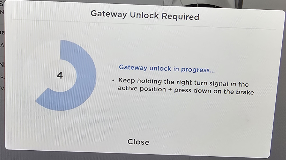 Gateway Unlocking